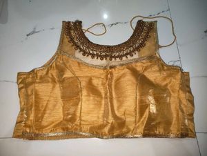 Gold Embroidered Indian Blouse
