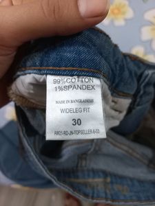 Roadster Blue Wide Leg Jeans