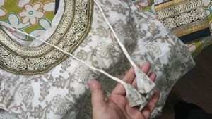 Floral Embroidered Long Pakistani Styled Kurta