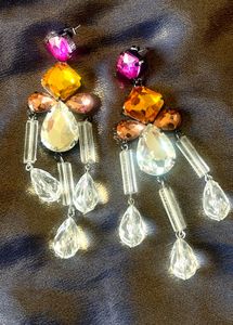 Colourful  Gem Earrings