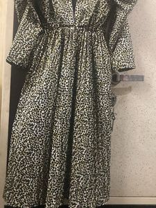 Animal Print Midi Dress