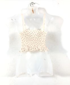 Cream Printed Top