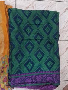 Combo OF 3 Beautiful Sarees Net ,cotten