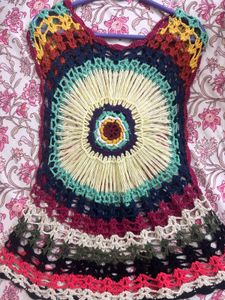 Crochet Colorful Top