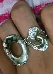 Rhinestone Rings - Size 17 &amp; 18