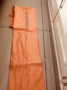 Peach Kurti Set