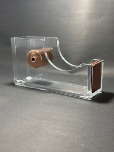 Golden Tape Dispenser &amp; 4 Clips Set Combo Offer