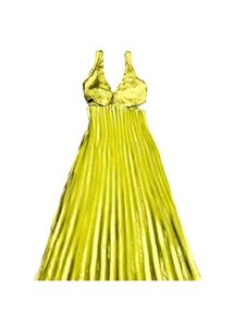 pleated dress