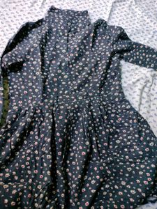 Shirt Style Dress With Felt Kind Of Stuff
