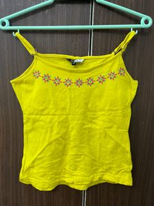Strappy Yellow Top