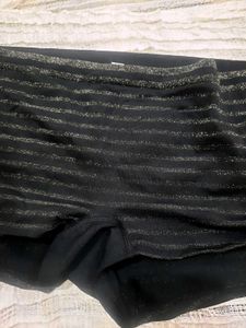 Sparkly Striped Mini Shorts