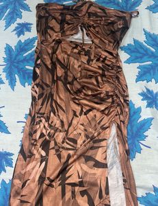 New Dress With Side Slit