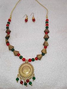 Ethnic Necklace & Earring Set