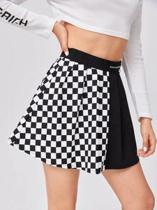 Checkered gothic/egirl Skirt