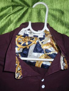 Maroon Dress Shirt