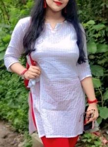 White Kurti