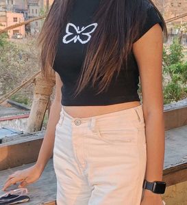 Cute Butterfly Graphic Tee