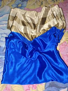 Elegant Blue &amp; Gold Saree