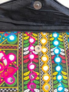 Multicolored Rajasthani Bandhani Sling Bag