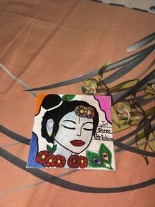 Handmade Krishna Canvas Art