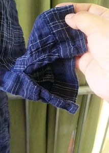 Plaid Button-Up Top
