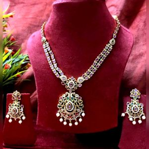 AD, Cz Necklace Set