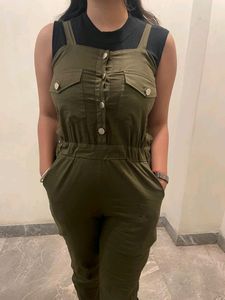 Olive Green Jumpsuit