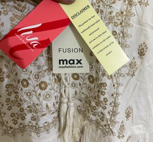 Short Off White Kurti