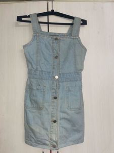 Button Denim Dress