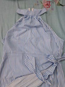 Halter Blue Dress