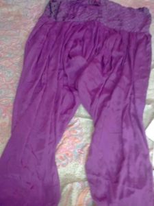 Purple Kurta Set
