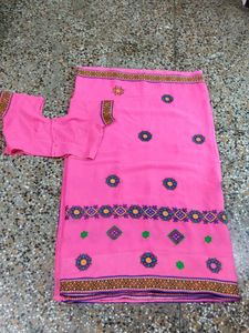 Pink Mekhela Beautiful Saree
