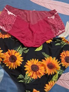 Combo Of Four  Imported Fabric Bra N Panty