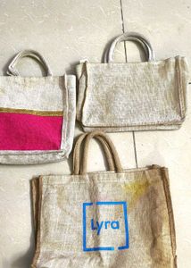 3 Jute Bags