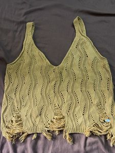 Mustard Strappy Top