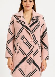 Pink Patterned Coat