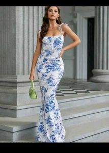 Floral Print Maxi Dress