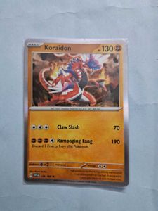 Koraidon Pokemon TCG Card