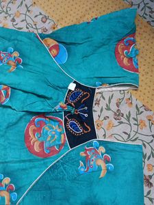 Green Printed Maxi Dress XL