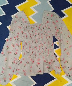 Beautiful Floral Print Top