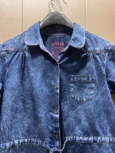 Spykar Denim Shirt Dress