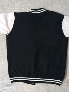 Men&#39;s Letter Bomber Varsity Full Sleeve Shirt