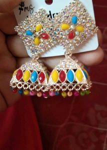Combo Of Jhumka And Ear Tops