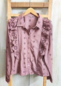 Designer Cotton Shirt Size-38-L