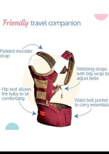 Luvlap Baby Carrier With Hip Seat