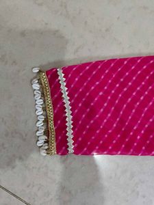 Pink Leheriya Kurtil
