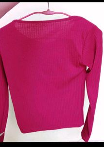 Twist Front Long Sleeve Top