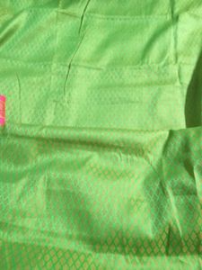 Green &amp; Pink Saree