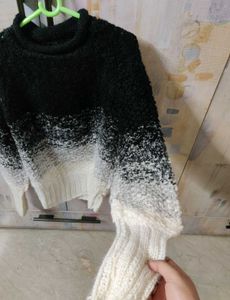 Black And White Sweater