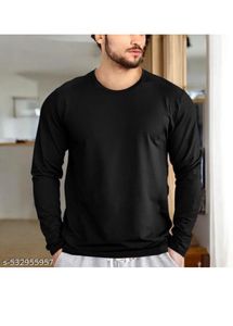 Black colour T-shirt